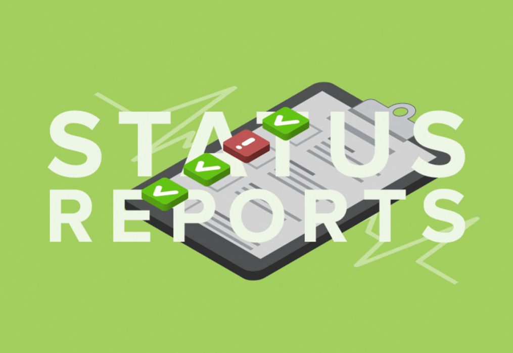 Why status reports offer a lifeline to the successful design of your B2B website